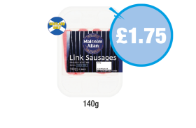 Malcolm Allan Link Sausages - Now Only £1.75 at Premier