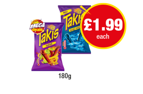 Takis Fuego, Blue Heat - Now Only £1.99 at Premier