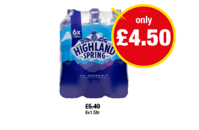 Highland Spring - Now Only £4.50 at Premier