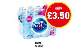 Nestle Pure Life - Now Only £3.50 at Premier