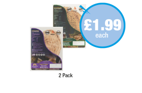 Clay Oven Naan Breads Plains, Garlic & Coriander - Now Only £1.99 at Premier