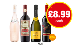 Fleurs De Prairie, Alamos, Yellow Tail Prosecco, Signature Series - Now Only £8.99 at Premier