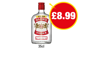 Glen's Vodka - Now Only £8.99 at Premier