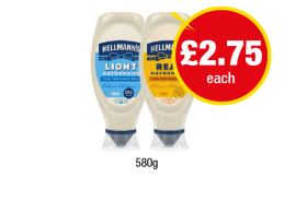 Hellmann's Light Mayonnaise, Real - Now Only £2.75 at Premier