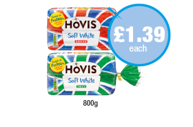 Hovis Soft White Medium, Thick - Now Only £1.39 at Premier
