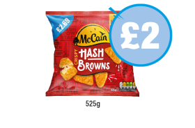 McCain Crispy Hash Browns - Now Only £2 at Premier