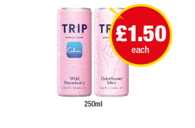 Trip Drink Wild Strawberry, Elderflower Mint - Now Only £1.50 at Premier