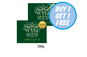 Wyke Salted Butter - Buy 1 Get 1 FREE at Premier