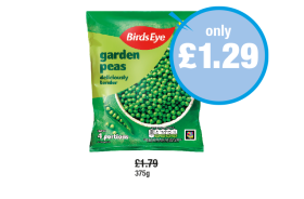 BirdsEye Garden Peas - Now Only £1.29 at Premier