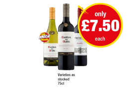 Casillero Del Diablo Chardonnay, Malbec, Trivento Malbec - Now Only £7.50 at Premier