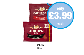 Cathedral City Mature, Extra Mature - Now Only £3.99 at Premier