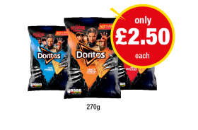 Doritos Cool Original, Tangy Cheese, Chilli Heatwave - Now Only £2.50 at Premier