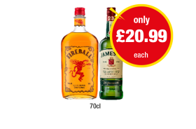 Fireball, Jameson - Now Only £20.99 at Premier