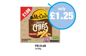 McCain Quick Chips Straight - Now Only £1.25 at Premier