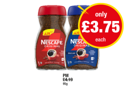 Nescafe Original, Decaf - Now Only £3.75 at Premier