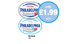 Philadelphia Original, Light - Now Only £1.99 at Premier