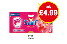 Surf Tropical Lily 3 in 1 Capsules - Now Only £4.99 at Premier