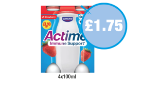 Actimel Strawberry - Now Only £1.75 at Premier