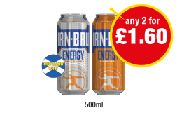 Irn Bru, Sugarfree - Any 2 for £1.60 at Premier