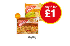 Koka Noodles Chicken, Spicy Stir-Fried - Any 2 for £1 at Premier