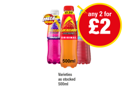 Lucozade Original, Grafruitti, Sport Raspberry - Any 2 for £2 at Premier