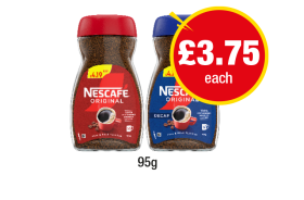 Nescafe, Decaf - Now Only £3.75 at Premier