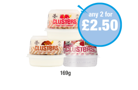 Nomadic Clusters Strawberry, Double Choc, White Choc Strawberry - Any 2 for £2.50 at Premier