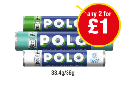 Polo Original, Spearmint, Sugar Free - Any 2 for £1 at Premier