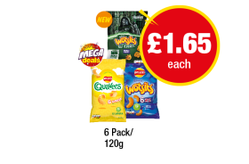 Quavers, Wotsits, Bag of Bones - Now Only £1.65 at Premier