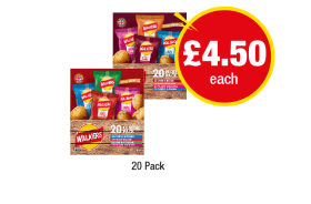 Walkers Variety Pack Classic, Meaty - Now Only £4.50 at Premier