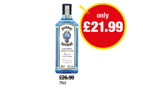 Bombay Sapphire Dry Gin - Now Only £21.99 at Premier