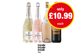 Freixenet Prosecco, Italian Rose, Fleurs De Prairie, Campo Viejo Rioja Reserva - Now Only £10.99 each at Premier