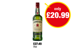 Jameson Irish Whiskey - Now Only £20.99 at Premier