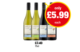 Quirky Bird Sauvignon Blanc, Chenin Blanc, Merlot, Shiraz - Now Only £5.99 each at Premier