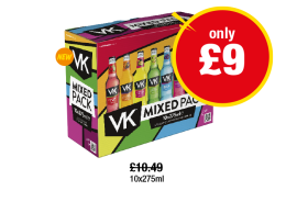 VK Mixed Pack - Now Only £9 at Premier