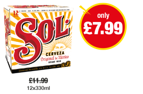 Sol - Was £11.99 - Now only £7.99 at Premier