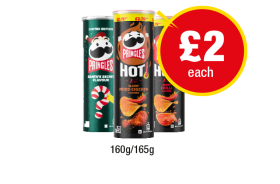 Pringles Santa's Secret Flavour, Hot Fried Chicken, Sweet Chilli - Now Only £2 at Premier