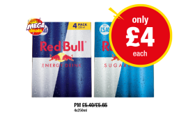 Red Bull, Sugarfree - Now Only £4 at Premier
