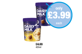 Cadbury Dairy Milk Ice Cream, Caramel - Now Only £3.99 at Premier
